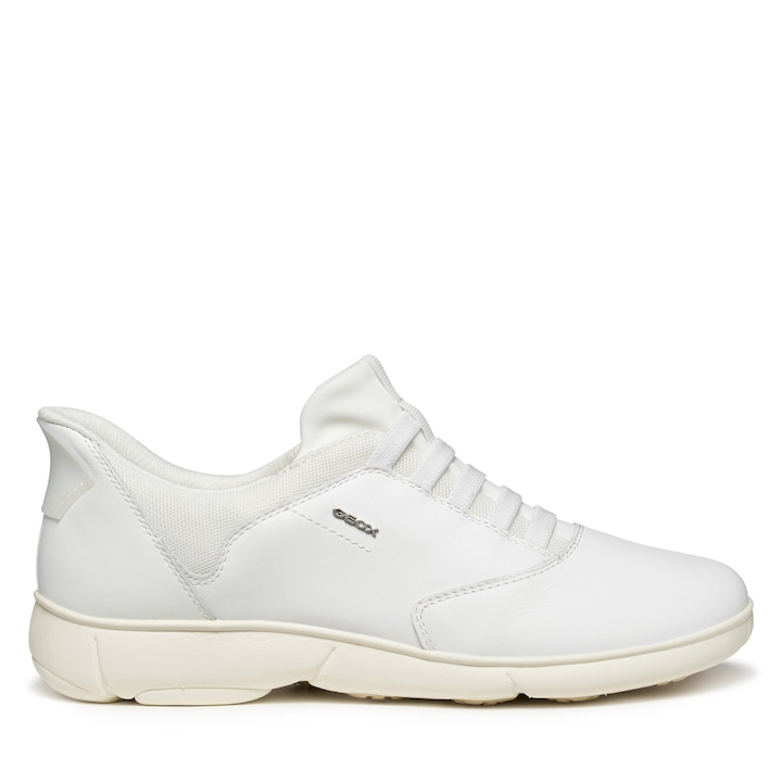 Tenisi dama Geox D Nebula 2.0 Plus, piele naturala, alb