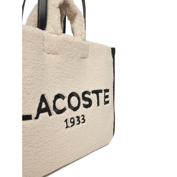 Geanta dama Lacoste Heath/Eggshell-Amanita, 30x45cm