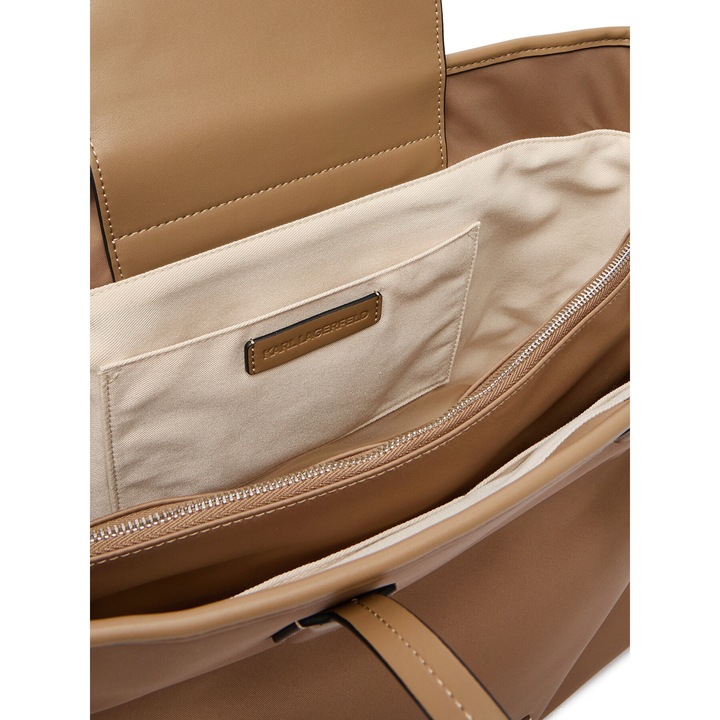 Női táska Karl Lagerfeld, Mushroom Brown, 2DH, textil