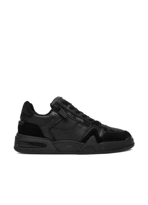 Încălțăminte sport Giuseppe Zanotti, piele naturala, negru, Negru