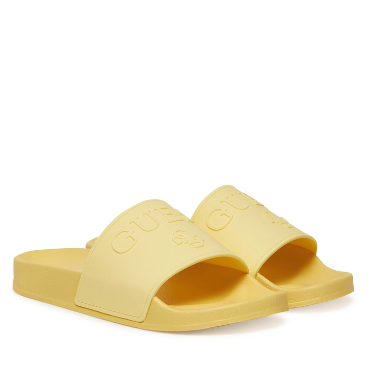 Papuci dama, Guess, A20C, E5GZ07BB00F, galben, 35-36 EU