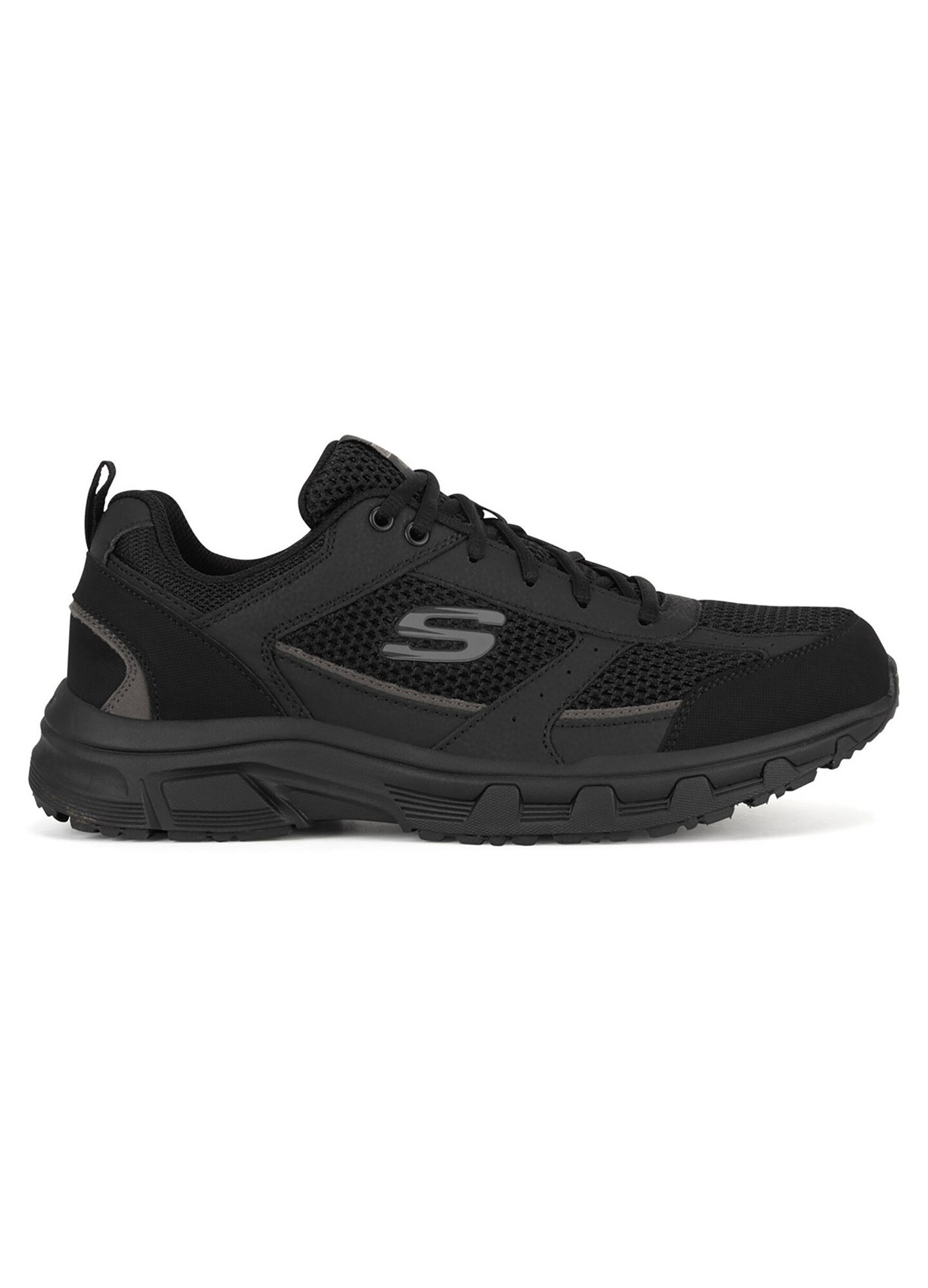 Pantofi sport barbati Skechers OAK CANYON, piele naturala, negru