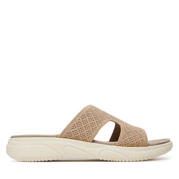 Papuci dama, Clara Barson, bej, textil, 38 EU