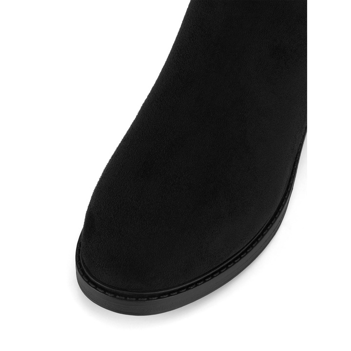 Botine dama, Clara Barson, negru, textil WFA2800-1