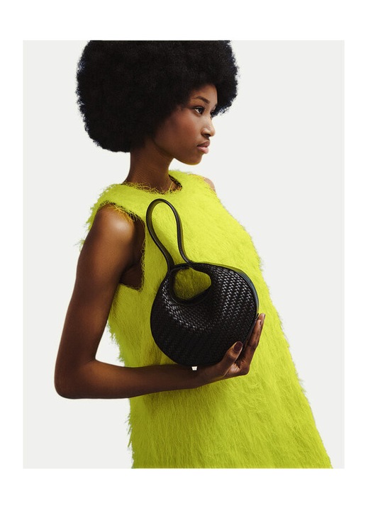 Patrizia Pepe női táska, természetes bőr, fekete, 8B0074/E043-K103 modell