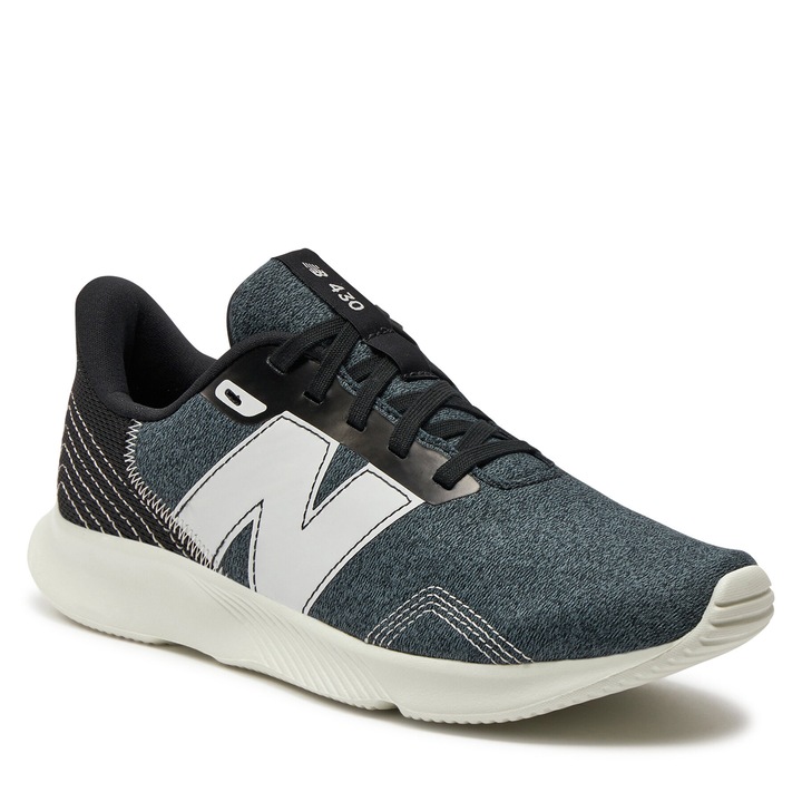 Pantofi sport dama New Balance, alergare, negru, piele ecologica, 36.5 EU