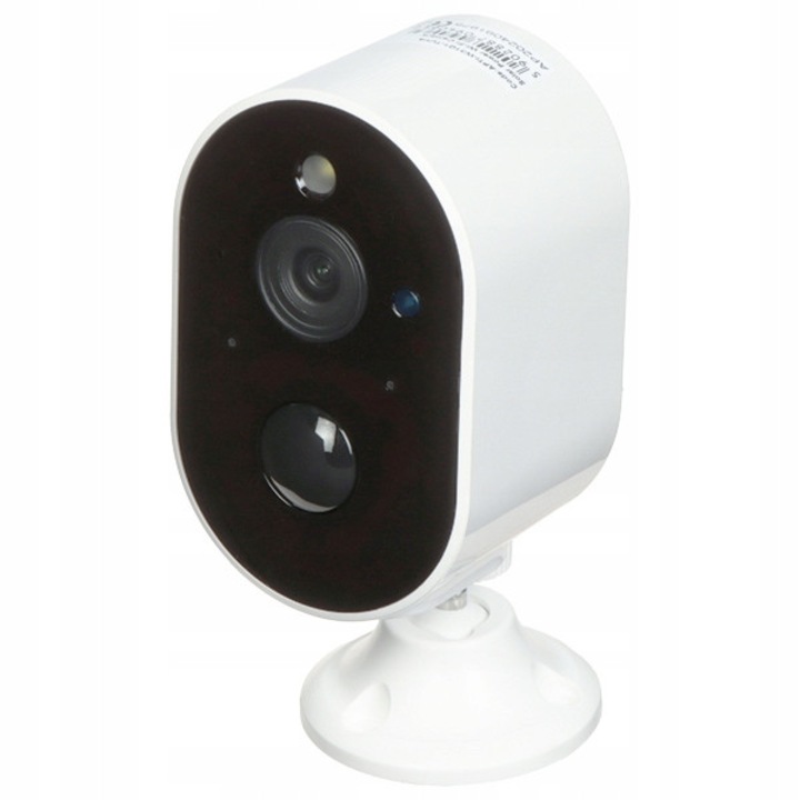 Външна камера за наблюдение Delta APTI-W31Q1, 3 Mpx, PIR сензор, двупосочно аудио, бяла, IP65 устойчивост