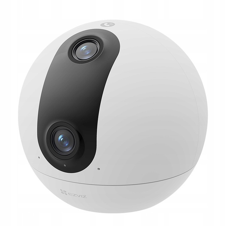 Камера за наблюдение Ezviz C60P Dual 2K, двоен обектив, бяла, 116x116x165mm