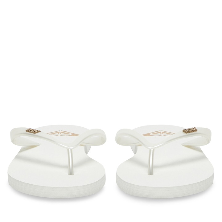 Slapi Roxy, alb, pentru femei