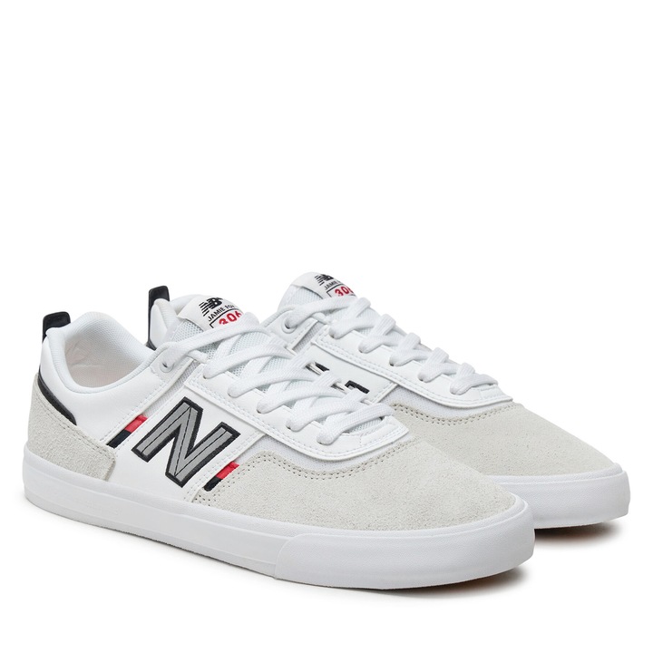 Мъжки кецове, New Balance, NM306OLS, естествена кожа, бял, 40.5 EU