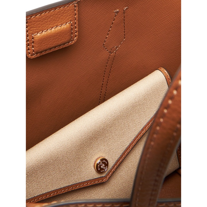 Tory Burch női táska 200 Perry, Őszi barna színű, valódi bőrből