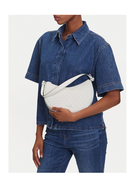 Geanta dama Michael Michael Kors Kyla, alb optic, 32T5T8QU1B