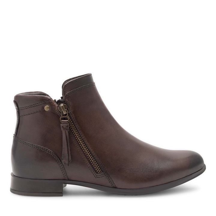Botine dama Lasocki maro piele naturala, Maro