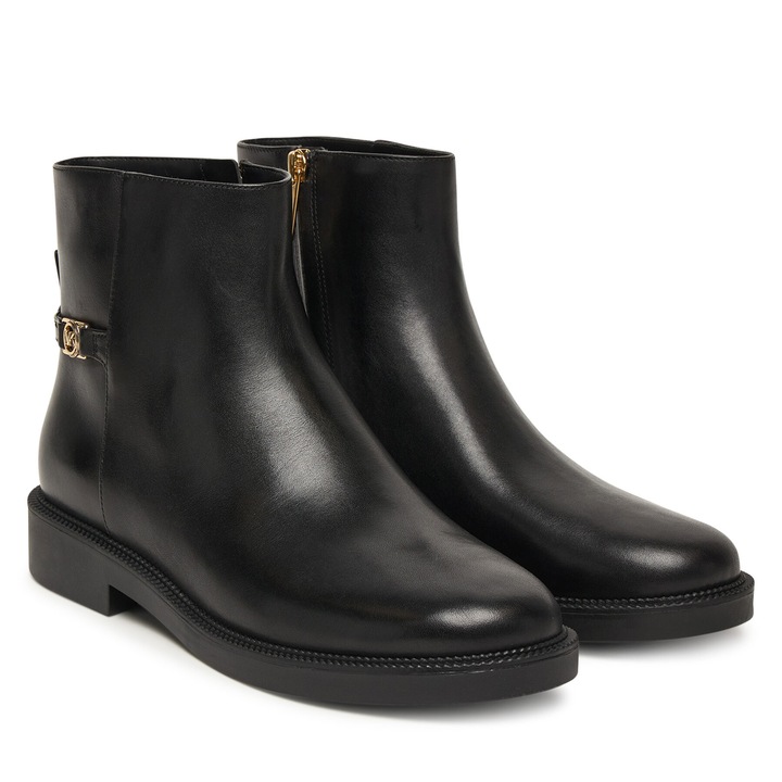 Botine dama Michael Kors, piele naturala, Negru