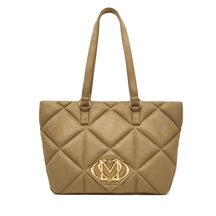 Geanta dama Love Moschino Sabbia, 30x45cm