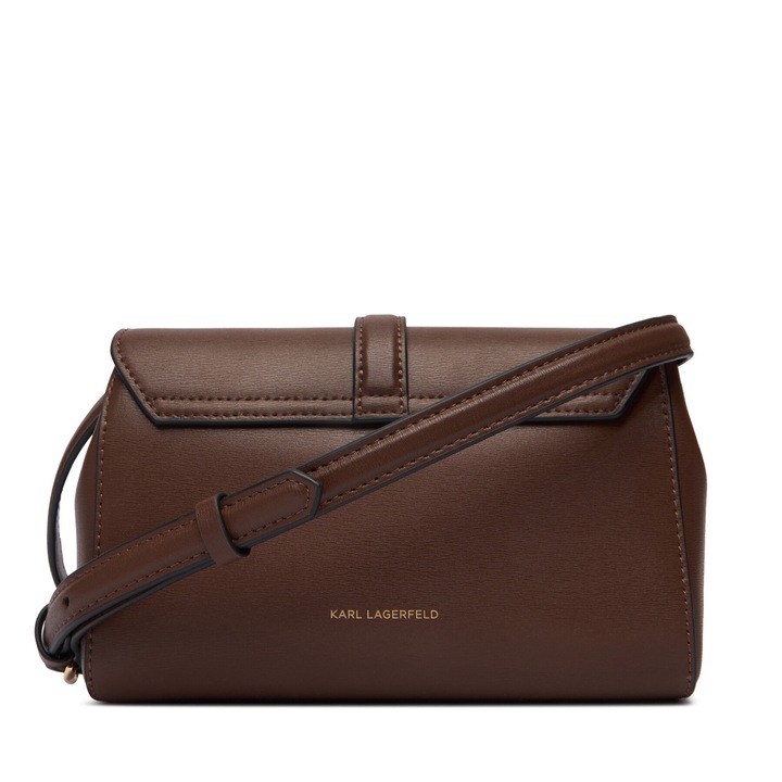 Karl Lagerfeld Dark Friar Brown 2LQ női táska, természetes bőr