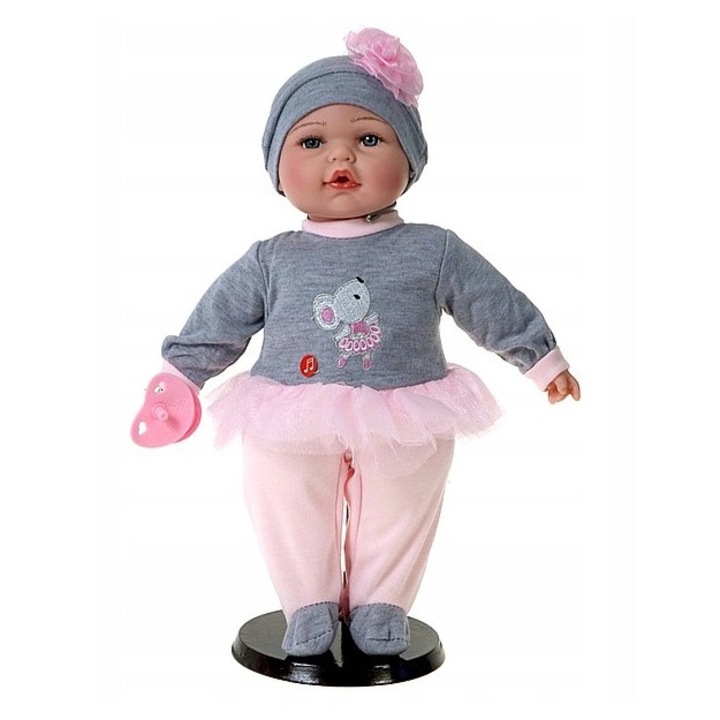 Papusa Bobas Interactiva 40cm - Canta si Vorbeste in Romana
