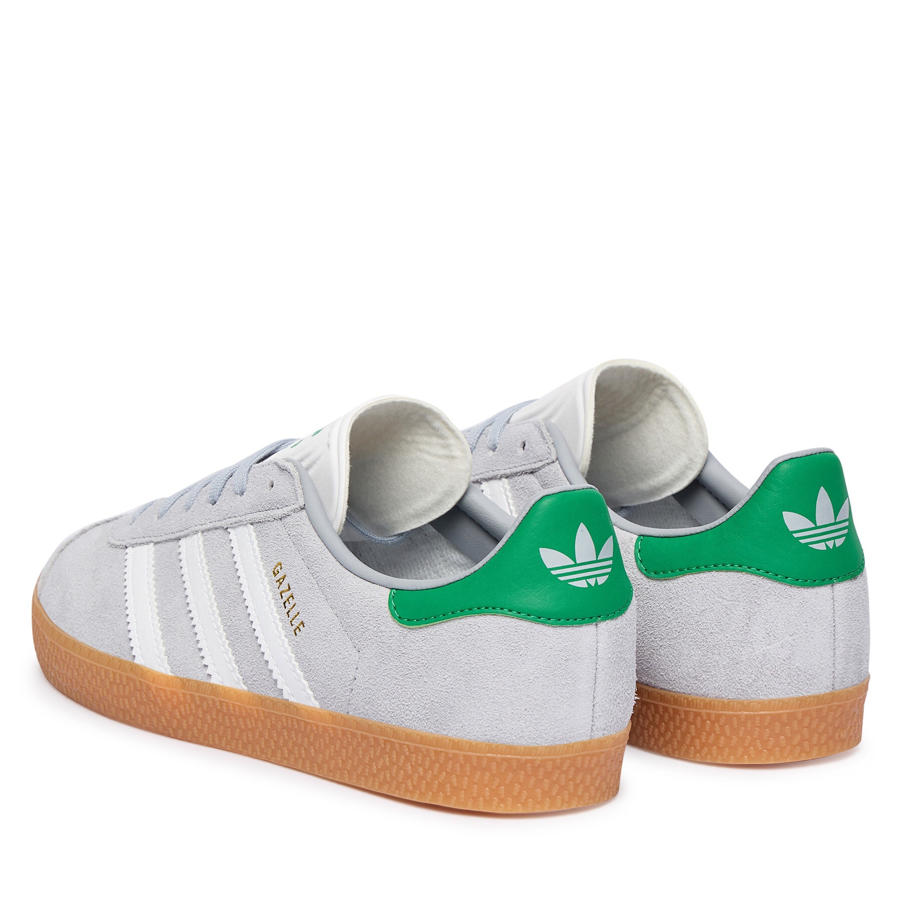 adidas gazelle silver green womens ADIDAS ORIGINALS Gazelle Indoor "Silver Pebble" JQ8390