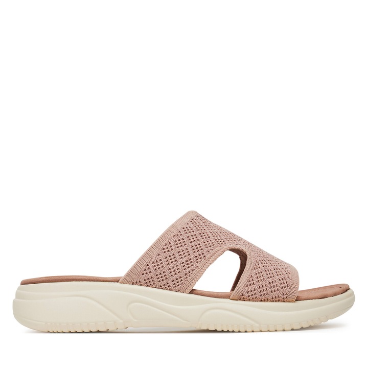 Papuci dama Clara Barson, roz, material textil, confortabili