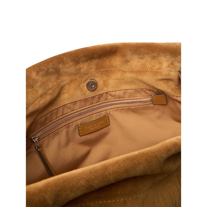 Дамска чанта Tory Burch Wild Tabacco, естествена кожа, 174294