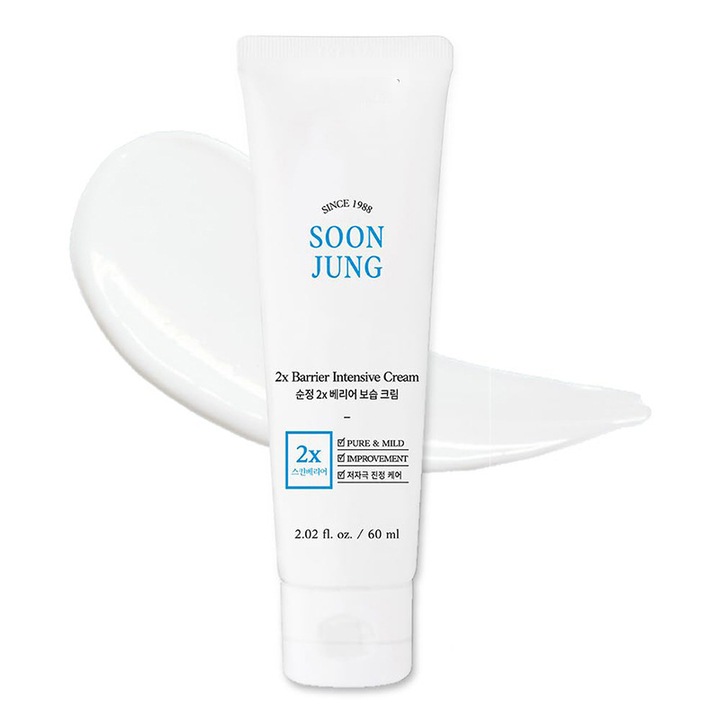 Crema hidratanta cu unt de shea pentru piele sensibila, 2x bariera, 50ml