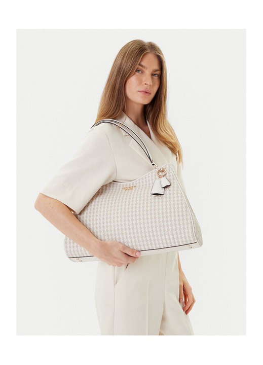 Női táska Guess Mirema WHITE MULTI, 30x45cm