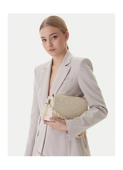 Női táska Tous Greta, bézs, természetes bőr