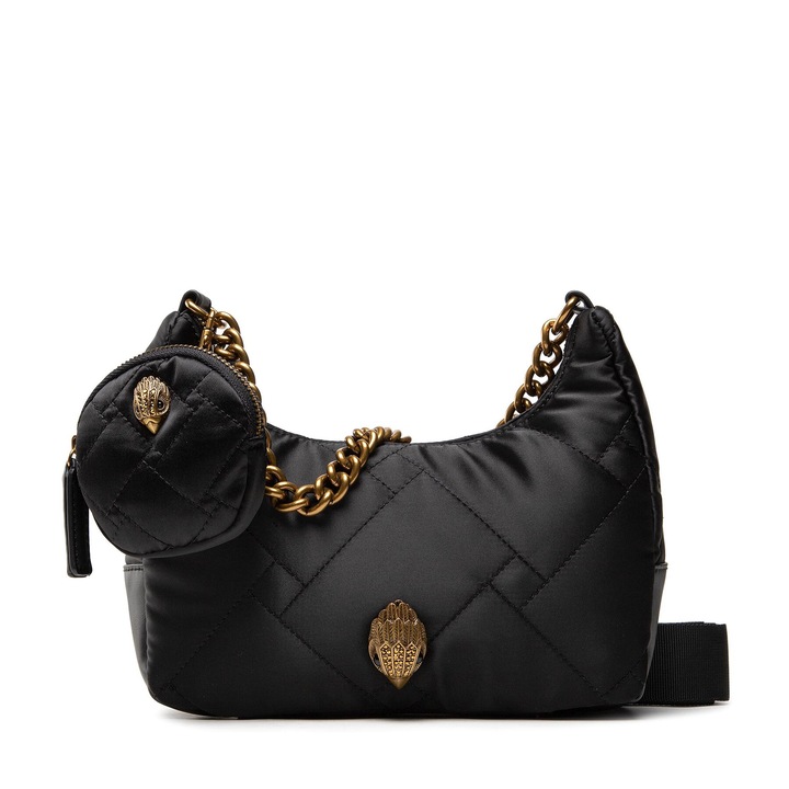 Kurt Geiger női táska, fekete, újrahasznosított anyagból, Cross modell