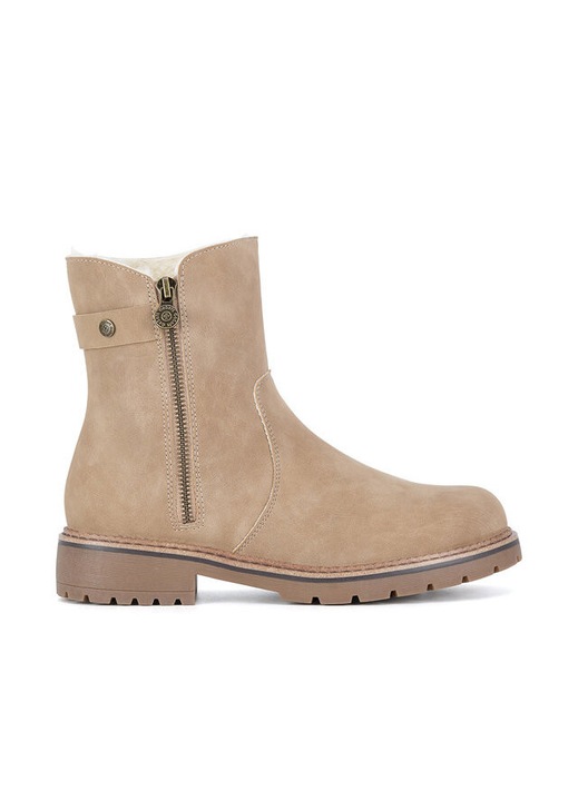 Ghete dama Go Soft WS6207-10, bej, textil, 36 EU