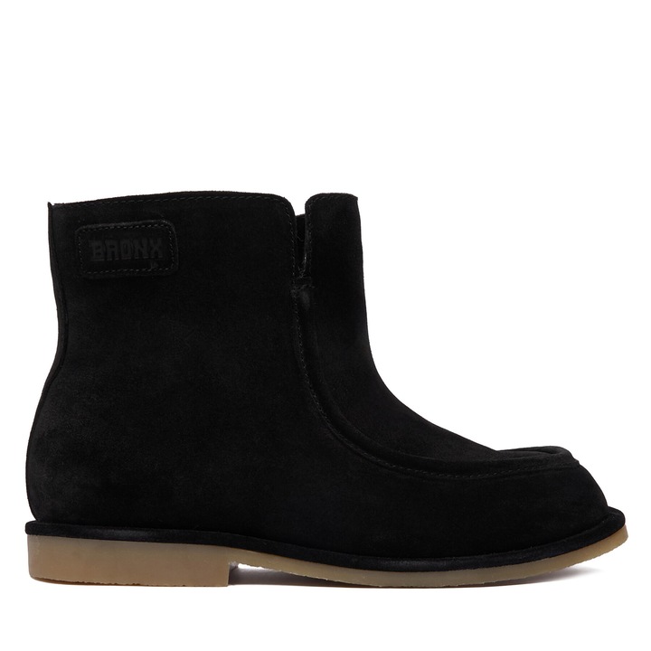 Női csizmák Bronx 1486 47645-OC, természetes bőr, fekete