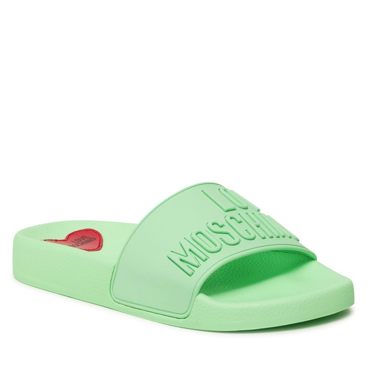 Női papucs Love Moschino, mentazöld