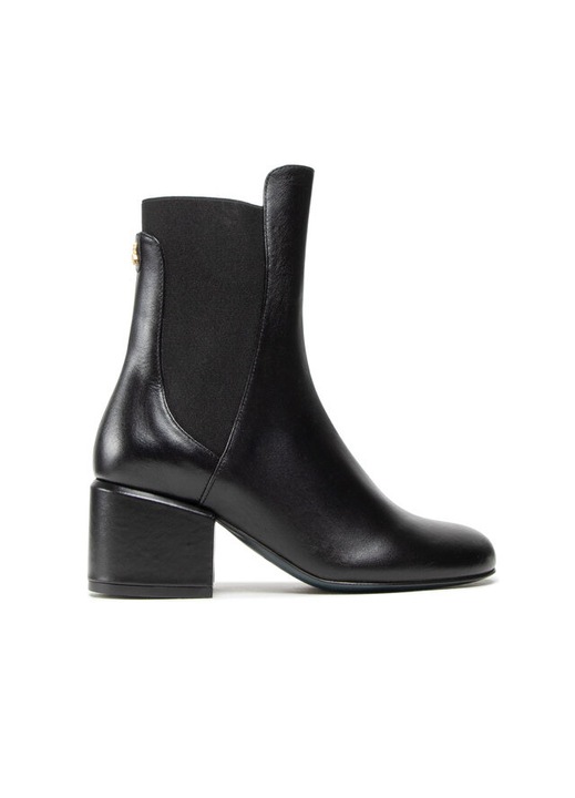 Botine dama 8Y0018/L011-K103, Patrizia Pepe, Piele naturala, Negru