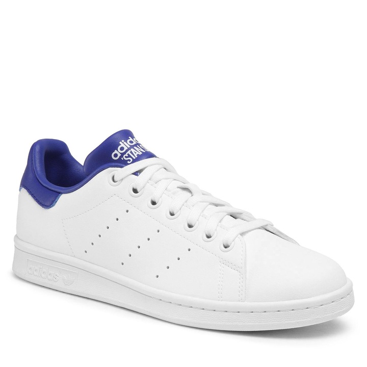Pantofi sport barbati, Adidas, Stan Smith, piele naturala, alb