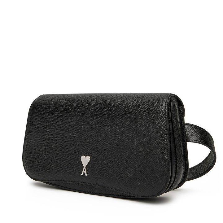 Унисекс чанта Ami Paris, модел Noir, 30x15см