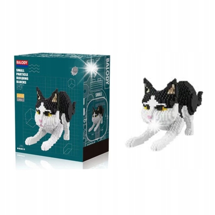 Конструктор Balody, блокиращ модел, 1300 елемента, за момчета и момичета