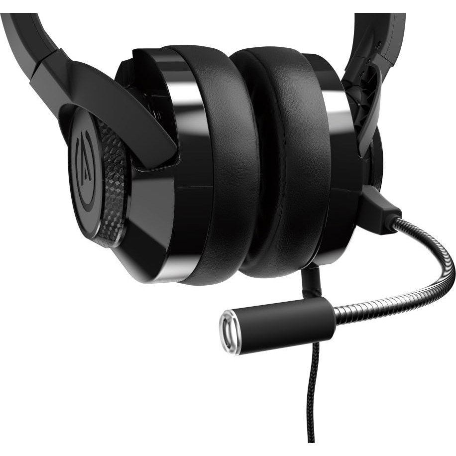 PowerA 1429148-03 Fusion, 3.5 mm Jack, 50 mm meghajtó, levehető mikrofon, Fekete, Gamer Headset