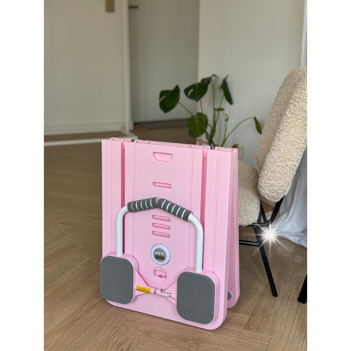 Reformer Pilates 8w1, set complet, 106x40x3.5cm, 5kg, multicolor