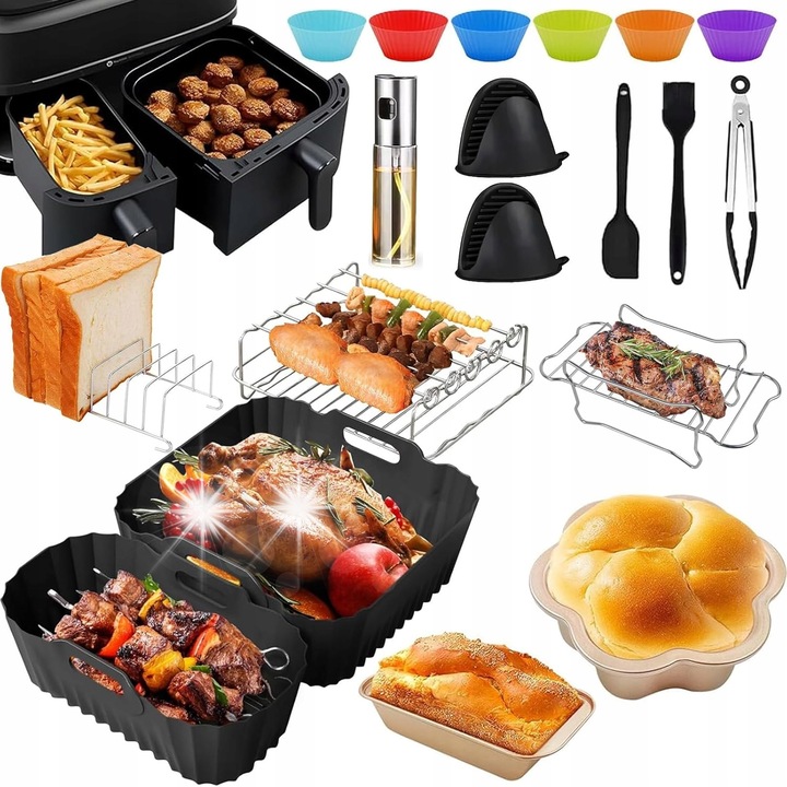 Комплект аксесоари за фритюрници Airfryer XL, 19 части