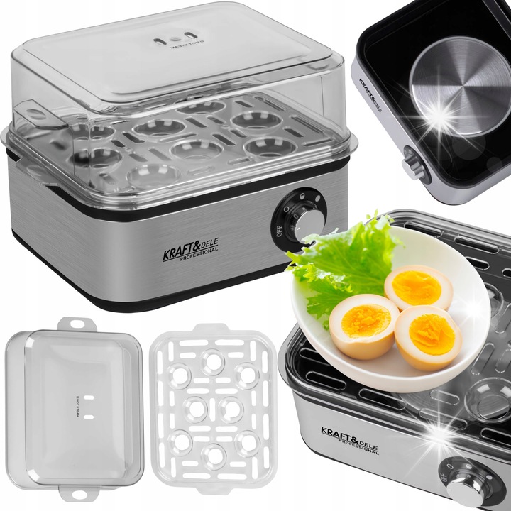 Multicooker JAJOWAR 8 JAJEK AUTOMAT, 3 nivele, alb