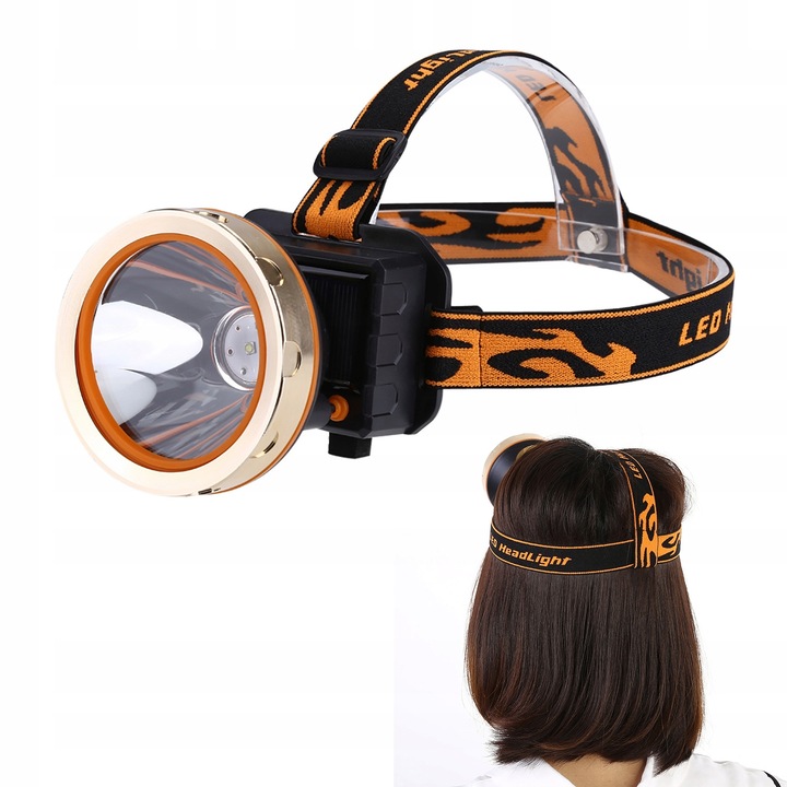 Челник NEO, 2000LM, LED CREE XPG3, 5 функции, 3.7V, 4000mAh, комплект с лента за глава и USB кабел