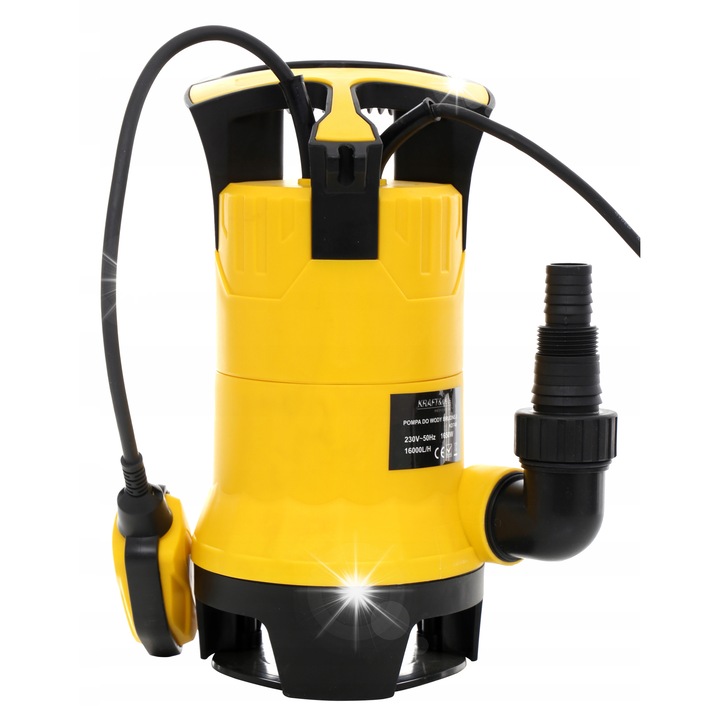 Pompa de apa murdara KD740, 1650W, 16000L/h, adancime maxima 7m, set cu intrerupator automat