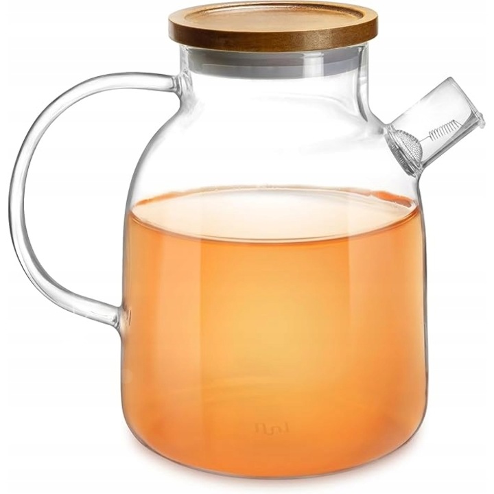 Ceainica din sticla eleganta 1800ml cu sita