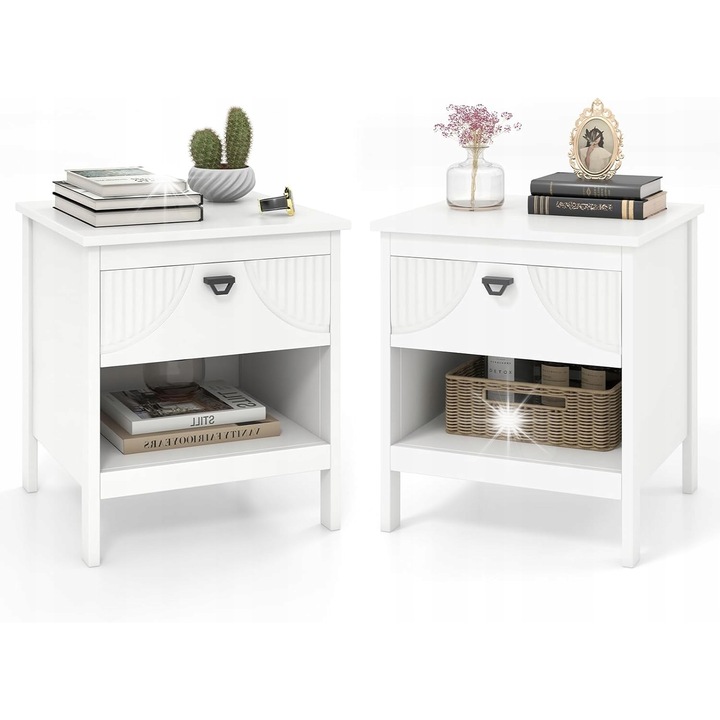 Set 2 Masute cafea, Design Modern, 45x40x50cm