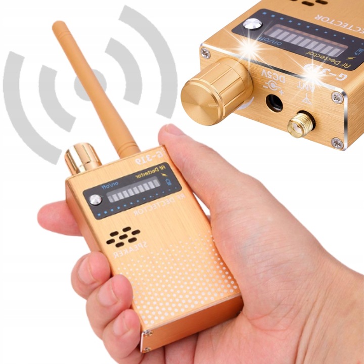Detector de semnale G319, Spreest, 1 MHz - 8000 MHz, compact, 160g