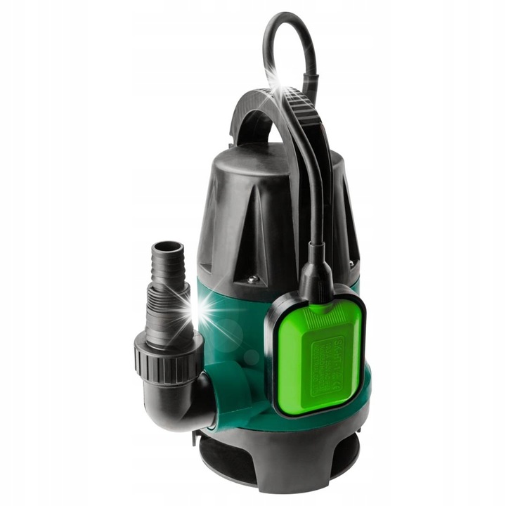 Pompa submersibila pentru apa murdara, 400W, 7500 l/ora, 5m adancime, set cu racord si capac