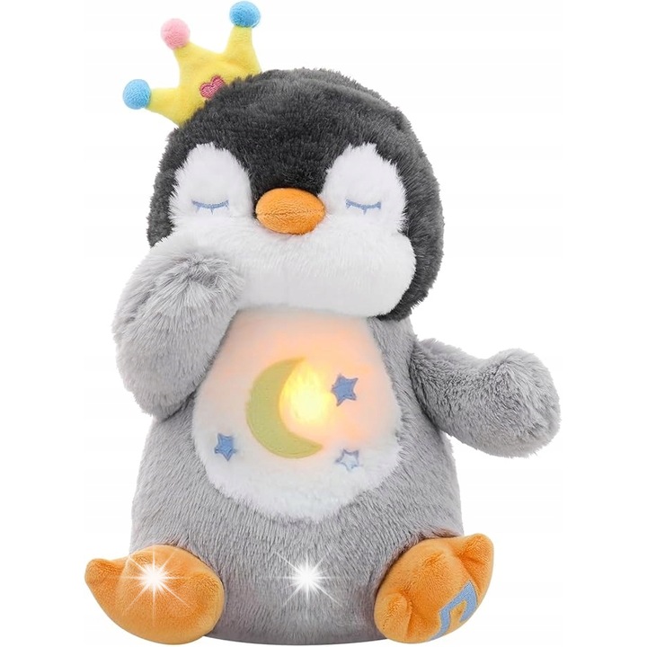 Pluszowa jucarie pingvin, material respirabil, moale, 0+