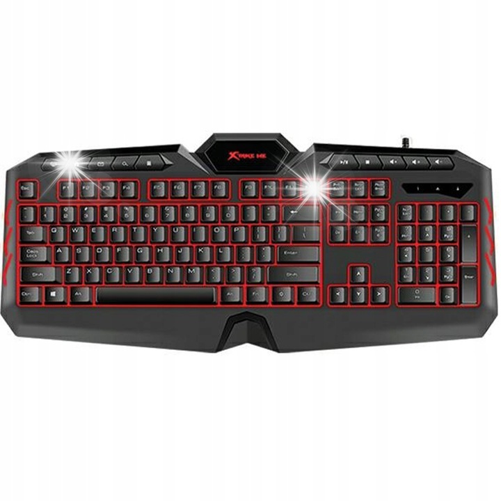 Tastatura gaming XTRIKE ME KB-509, membrana, iluminare multicolor, 100%, 1.5m cablu, neagra