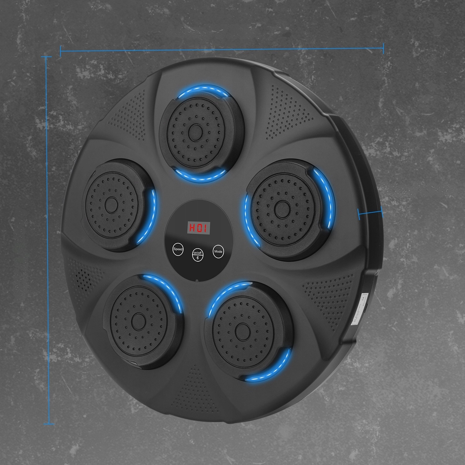 Aparat box interactiv cu Bluetooth, set cu manusi, 9 niveluri de ...