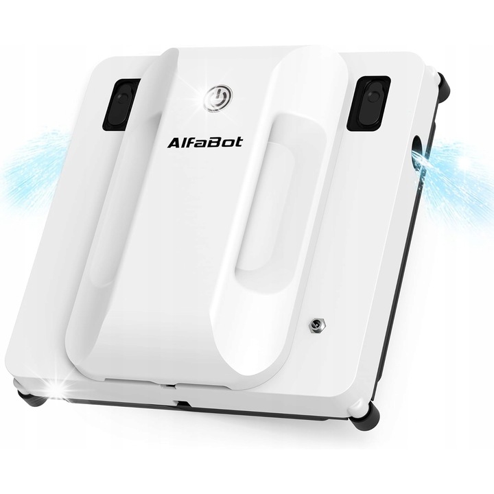 Robot de spalat geamuri automat, curatare umeda si uscata, planificare inteligenta, 65 dB