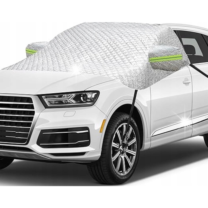 Husa auto, protectie pentru parbriz, acoperire de iarna, impotriva zapezii, set